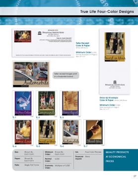 Image of item: Bank Teller Receipts True Life Designs