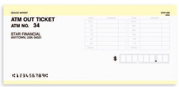 Image of item: ATM Cash In Out Ticket