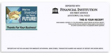 Image of item: Teller Receipts We're Invested In You