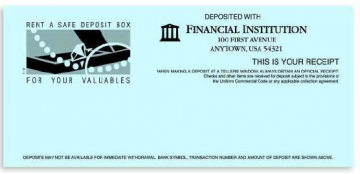 Image of item: Teller Receipts Traditional On Colored Paper