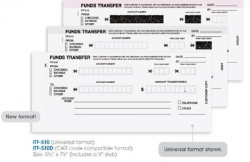 Image of item: Transfer of Funds Form