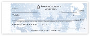 Image of item: Holiday Snap Out Checks - Two Parts Snap