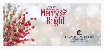 Image of item: May Your Holidays be Merry - Open Side - Holiday Drive-Up Envelopes