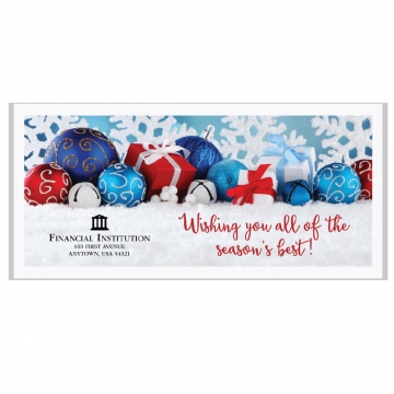 Image of item: Wishing You All The Season's Best - Open Side - Holiday Drive-Up Envelopes