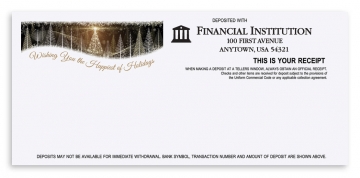 Image of item: Holiday Teller Receipts - Wishing You Happiest of Holidays