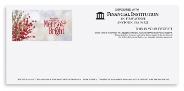 Image of item: Holiday Teller Receipts - Merry and Bright Christmas