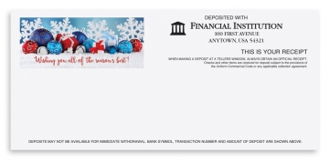 Image of item: Season’s Best Decorations - Holiday Teller Receipts