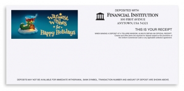 Image of item: Holiday Teller Receipts -Warm Wishes Elf House