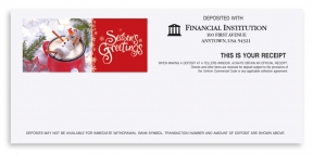 Image of item: Hot Cocoa Snowman - Holiday Teller Receipts