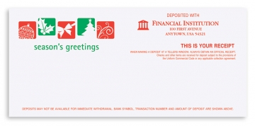 Image of item: Holiday Teller Receipts Wishing You All the Season's Best