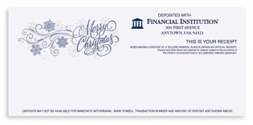 Image of item: Holiday Teller Receipts - Merry Christmas