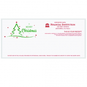 Image of item: Merry Christmas Tree- Holiday Teller Receipts