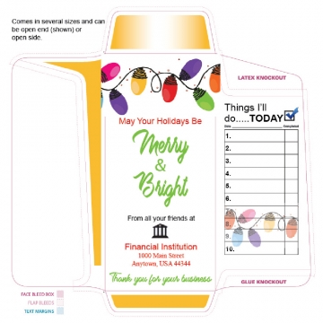 Image of item: Holiday Drive-Up Envelopes Merry & Bright Christmas Lights