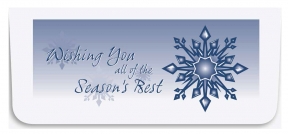 Image of item: Snowflake Season’s Best - Holiday Currency Envelopes