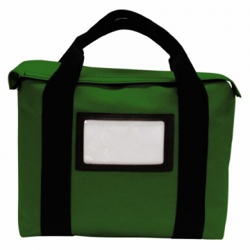 Image of item: 14W x 11H X 3D Fire Resistant Courier Bag Forest Green