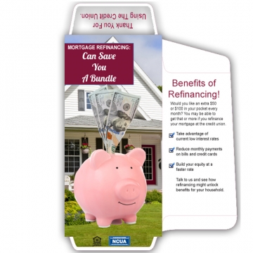 Image of item: Drive-Up Envelopes - Refinancing Can Save - 3-1/4 X 7 Open End