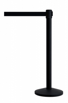 Image of item: Crowd Contol Stanchions Black Post with Black Belt