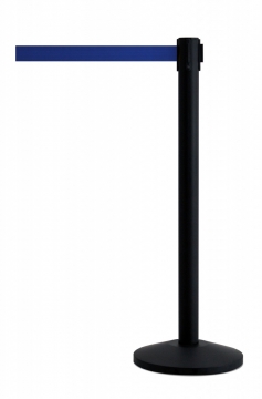 Image of item: Crowd Contol Stanchions Black Post with Blue Belt