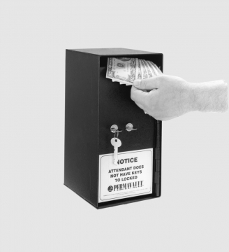 Image of item: Horizontal Mount Front Load Drop Box. 12H x 6W x 7D