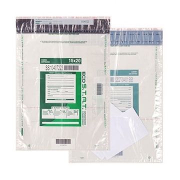 Image of item: 15W x 20H Clear, Deposit Bag with External Pocket - 250/CTN