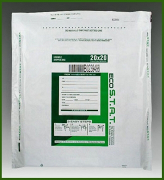 Image of item: 20W x 20H White, Large Currency Bags - 250/CTN