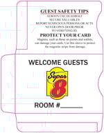 Image of item: Super 8 Hotel Key Cards Envelopes