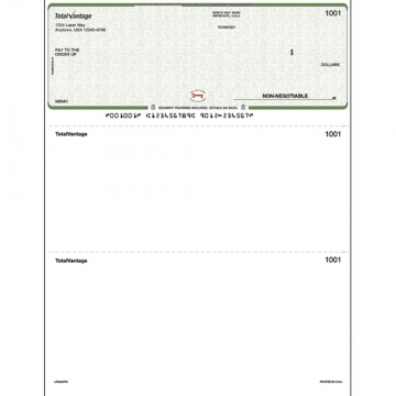 Image of item: Basic Laser Checks with 10 Security Features Single-Ply
