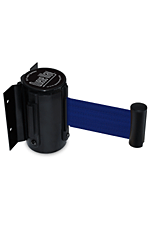Image of item: Black wall Mount barrier Blue Belt