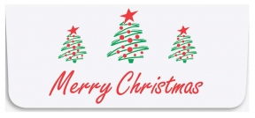 Image of item: Merry Christmas Trees - Holiday Currency Envelopes