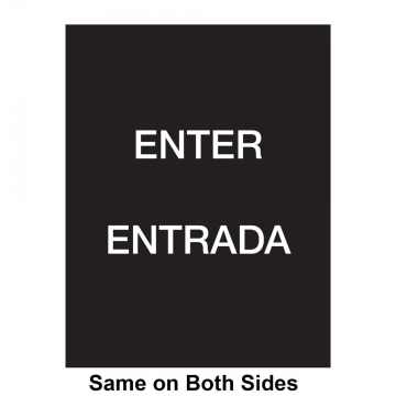 Image of item: Double-Sided Acrylic Sign Inserts