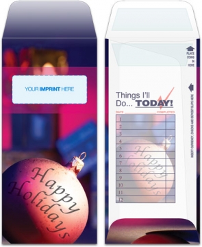 Image of item: Happy Holiday Ornament Drive-Up Envelopes