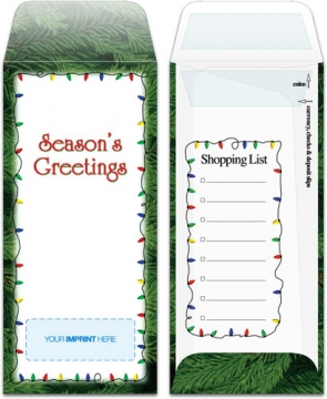 Image of item: Drive-Up Envelope Christmas Tree Lights with Season's Greetings
