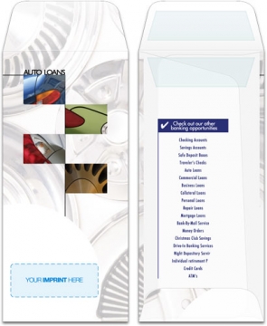 Image of item: Drive-Up Envelope - Auto Loans