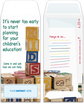 Image of item: Drive-Up Envelope - It's Never too Early