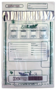 Image of item: EcoLok tamper-evident bags - Clear 9W x 12H - 500/CTN