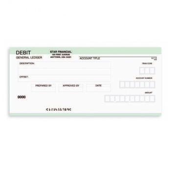 Image of item: General Ledger Tickets for Image Processing 3-4/10" x 7-1/2"