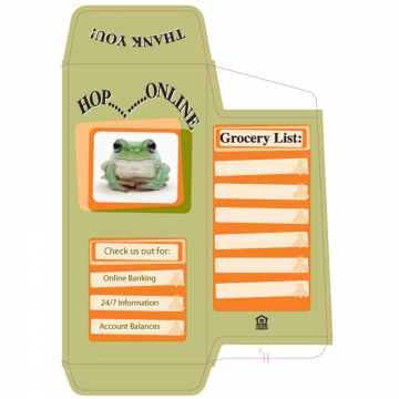 Image of item: Drive Up Envelopes - Hop Online Frog - 3-1/4 X 7 Open End