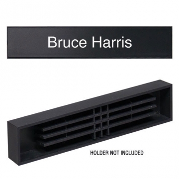 Image of item: Black Name Insert - Square Corners