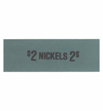 Image of item: Nickels, $2 Capacity, Blue Color