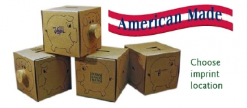 Image of item: Recycled Piggy Banks, Money and Safe