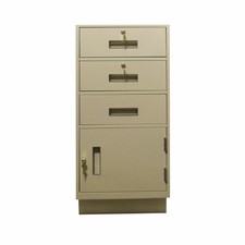 Image of item: Pedestal Unit Hinged Door 3 Drawer