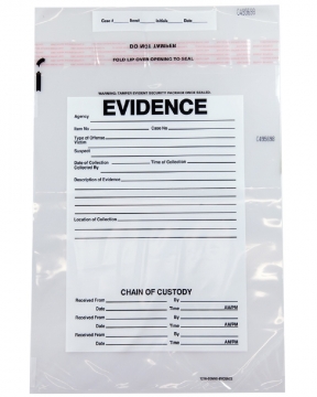 Image of item: Plastic Evidence Bags 12 x 16 Secur-Pak