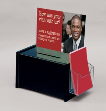 Image of item: Clear Pocket Add on for Registration/Suggestion Boxes