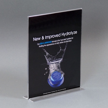 Image of item: Clear Acrylic Sign Holder - Bottom Loading