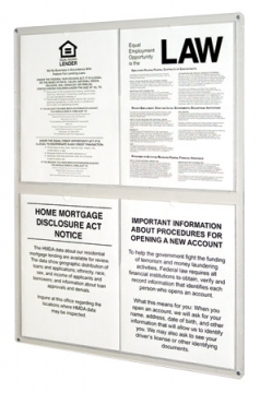 Image of item: Acrylic Wall Frame Holds 4 Inserts