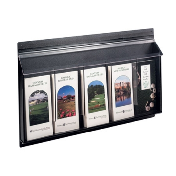 Image of item: Exterior Literature Dispenser - 4W 5-Pocket