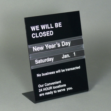 Image of item: Perpetual Holiday Sign for Counter-top 8.5W x 11 H