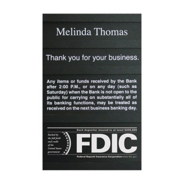 Image of item: Wall Teller Information Display