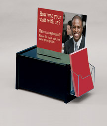 Image of item: Acrylic Suggestion Box with Message Header