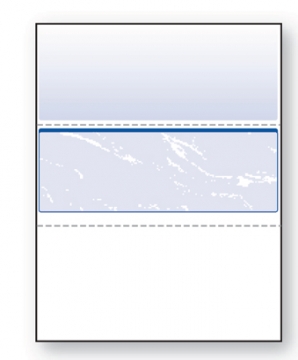 Image of item: Security Business Checks Blank Stock, Marble Design